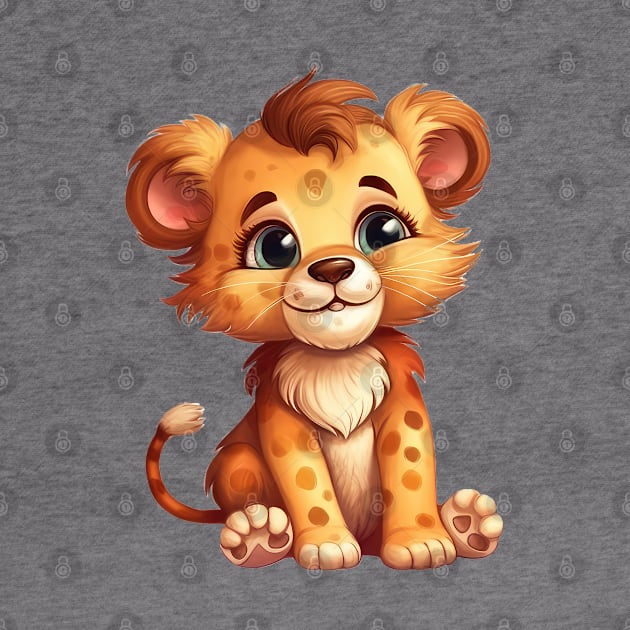 Baby Lion by Chromatic Fusion Studio